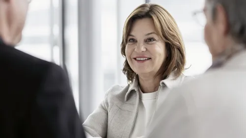 Elisabeth Meyerhans-Sarasin im Gespräch