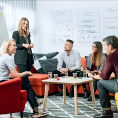 Workshopsituation mit mehreren Personen